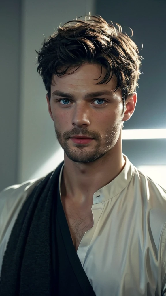 Jamie dornan, an award winning photograph of a (handsome man:1.1), detailed, trending on artstation