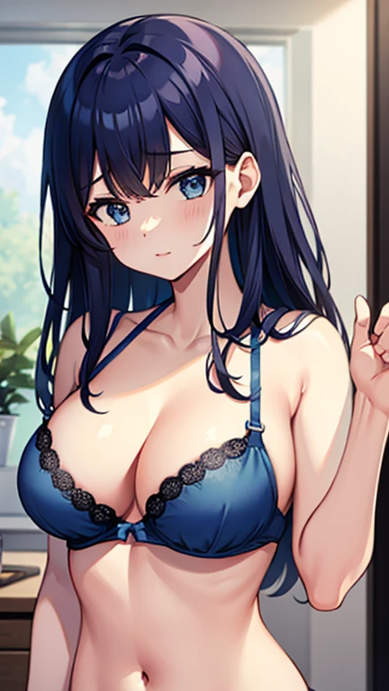 tits、Blue bra