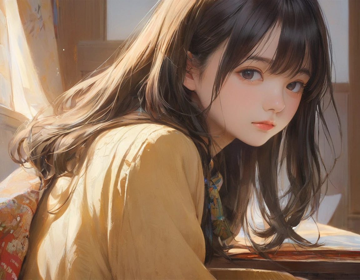 (masterpiece, Highest quality:1.2), One girl, alone, 15 years old
