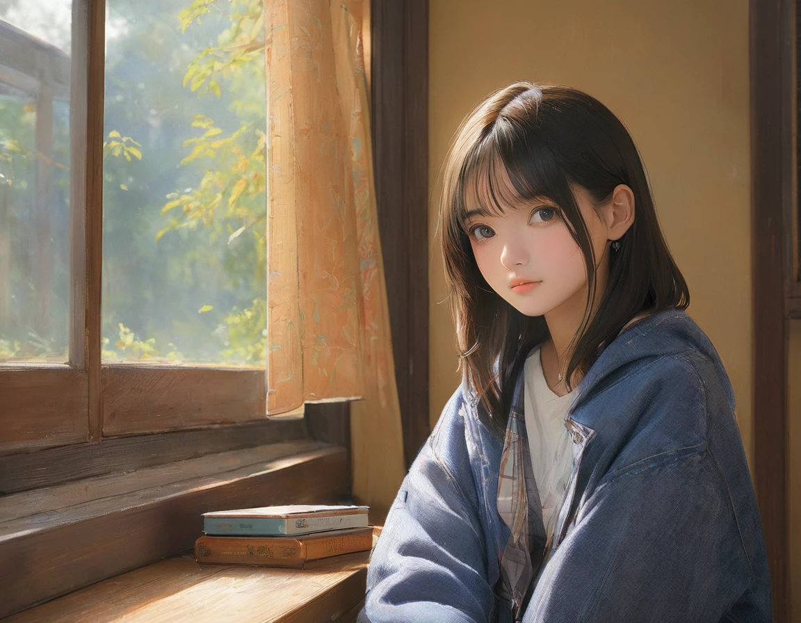 (masterpiece, Highest quality:1.2), One girl, alone, 15 years old