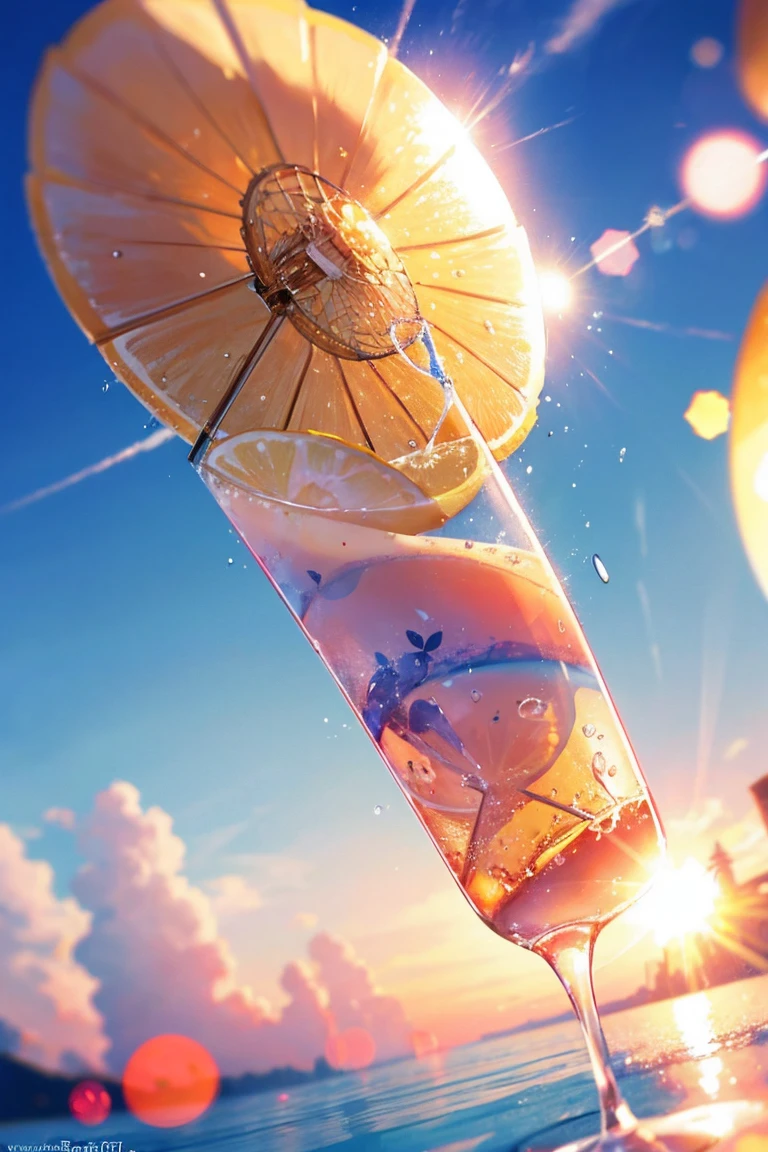 Summer Wallpapers, Hot Weather, HD detailed, Moist watermark, Super detailed, movie, Hyperrealism, Soft Light, Deep focus bokeh, Ray Tracing, and Hyperrealism