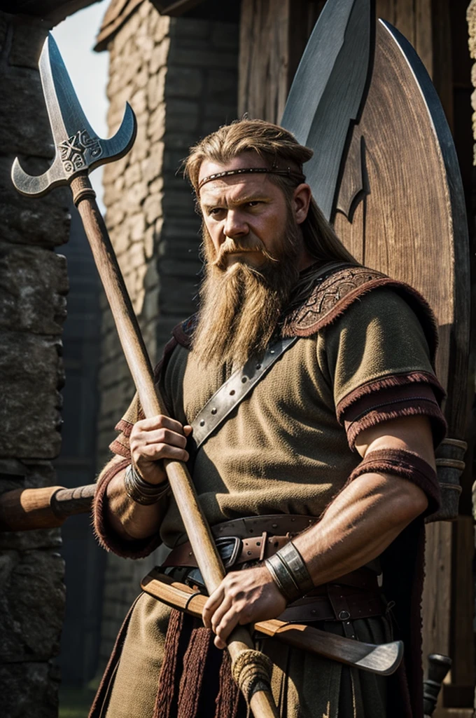 Viking with ax