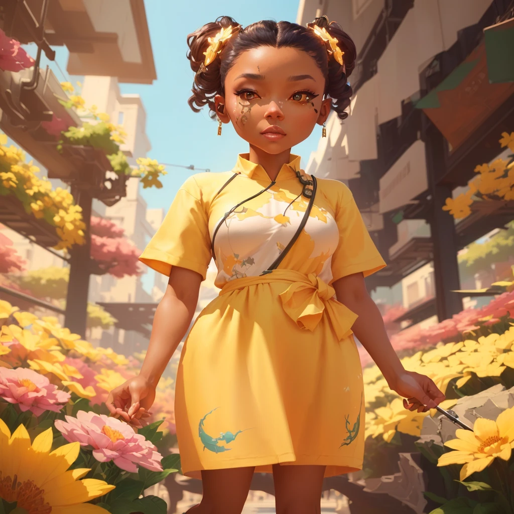 work of art, best qualityer, (Extremely detailed CG 8k unity wallpaper), (best qualityer), (Best illustration), (best shade), absurderes, realistic lighting, (abyss), beautiful detailed glowing, arte de PeterMohrBacher. holding a microphone