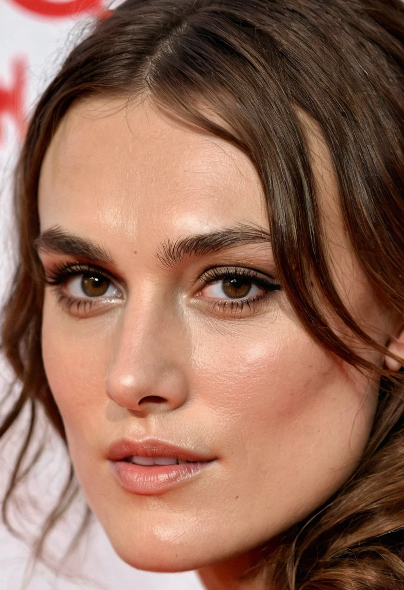 Visage de Keira Knightley, un portrait photoréaliste d'une femme incroyablement belle sans maquillage, extremely detailed light hazel eyes, detailed symmetrical realistic face, natural skin texture, extremely detailed skin with skin pores, peach down, messy hair, wear a shawl on your head, head of'artwork, absurdists, photo primée de Lee Jeffries, nikon d850 film stock photography, Appareil photo Kodak Portra 400 F1.6 lens, extremely detailed, incroyable, fine detail, rich colors, hyper realistic realistic texture, dramatic lighting, Unreal engine, tendance sur artstation, cinestill 800 tungstène, regarder le spectateur, photo realistic, Photo brute, TanvirTamim, High quality, high resolution, sharpness, extremely detailed, Cinematic lighting, 8k uh