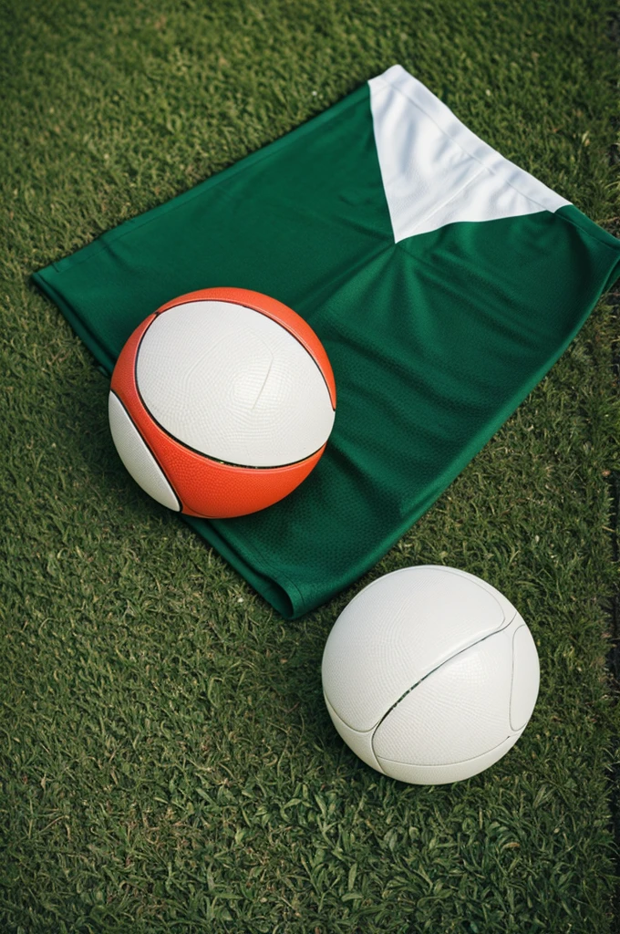 Sports color slogan: green