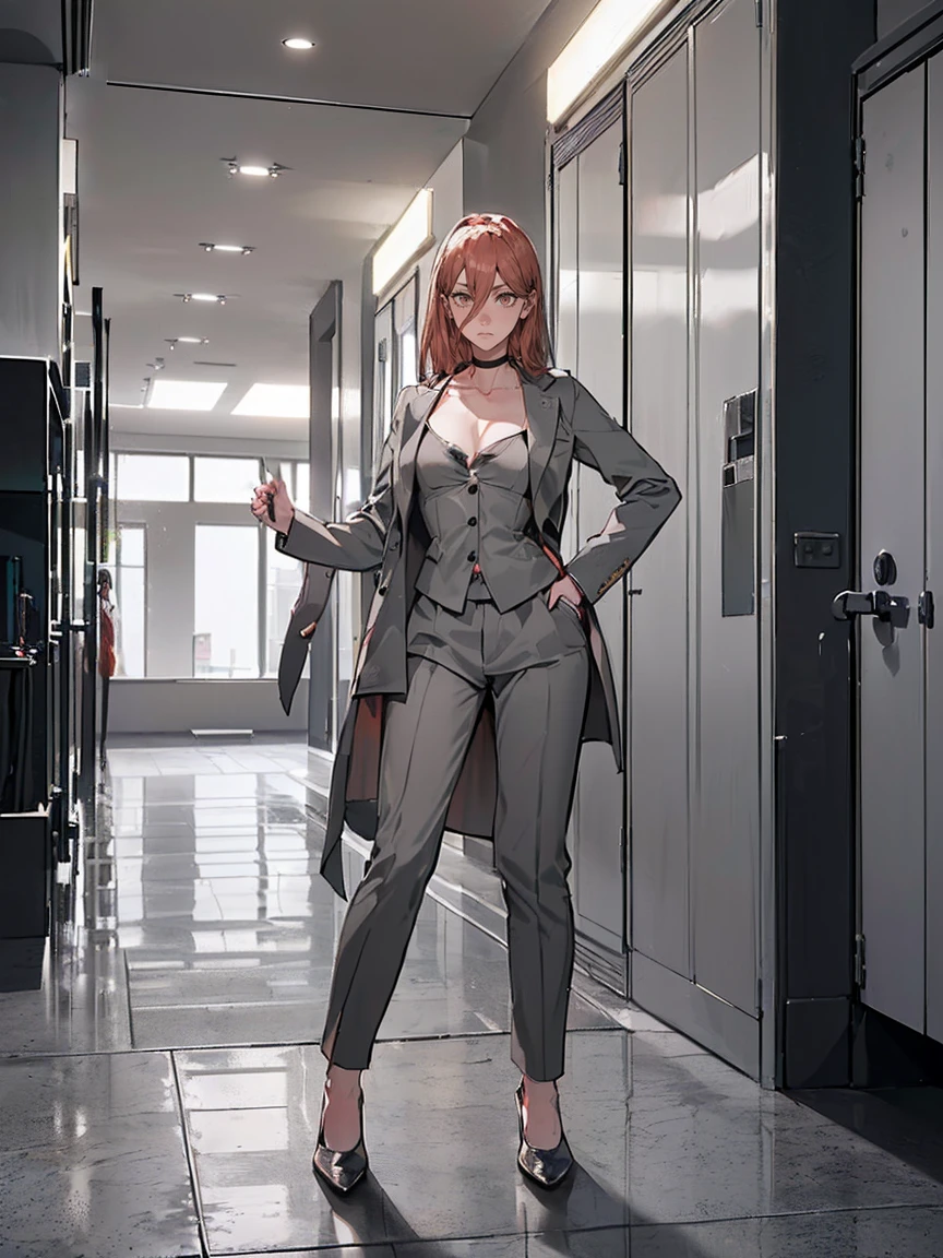 ((１woman:1.9)),((((Naked Tuxedo:1.2, clavicle, suit jacket closed，Red Corner)))), masterpiece，Red Corner, ((Red Corner)), full body, (masterpiece, Highest quality, 8K, 1 person, A perfectly balanced body, Official Art、Highest quality、Unity 8K 壁紙、32k、masterpiece、Ultra-detailed、high resolution、Realistic、Photorealistic:1.2), (Yellow Eyes, Cruciform pupil, Pupil in the shape of a symbol), ((In a grey formal suit１woman:1.9)), Contrapposto, clavicle:1.2
