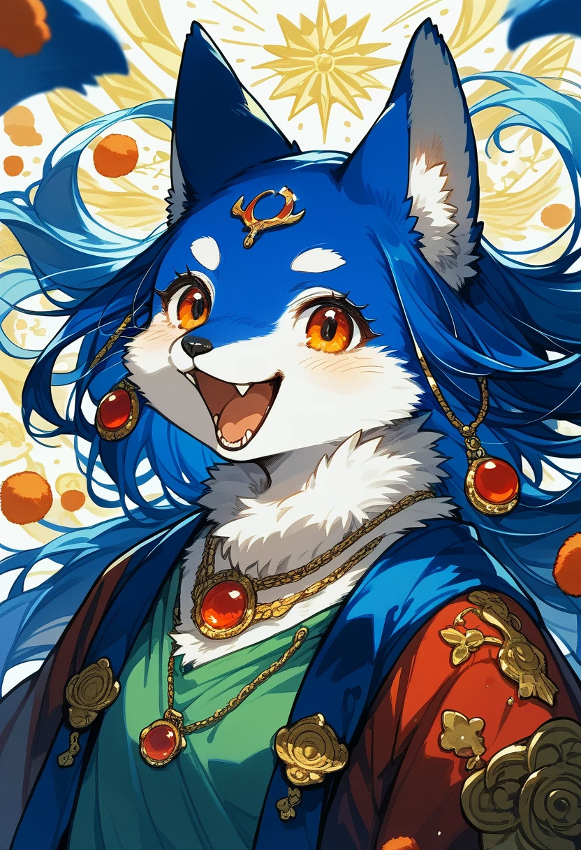 super high resolution, detailed background, Mont Saint-Michel et sa baie, boy, girl, Happy, joyful, absurdres(Photos of solo travelers)(kemono, furry anthro),