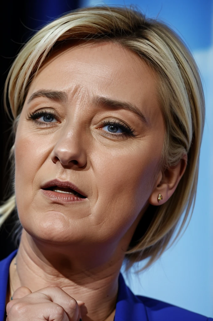 Marine le pen annoys