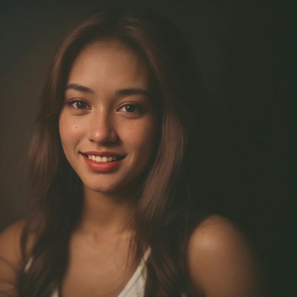 Standing, Full body, Amazon, 23 years(Editorial photo of a 23-year-old woman), (Highly detailed face:1.4) (Smiling :0.7), Happy, Private study:1.3) POV, by lee jeffries, Nikon D850, film stock photograph ,4 Kodak Portra 400 ,Camera F1.6 lens ,Rich colors ,Hyper realistic ,Lifelike texture, Dramatic Lighting , cinestill 800,