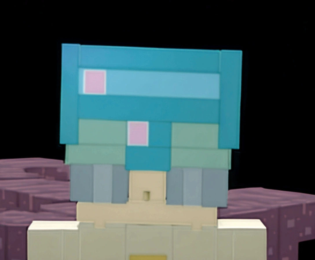 This is minecraft skin turn it into anime