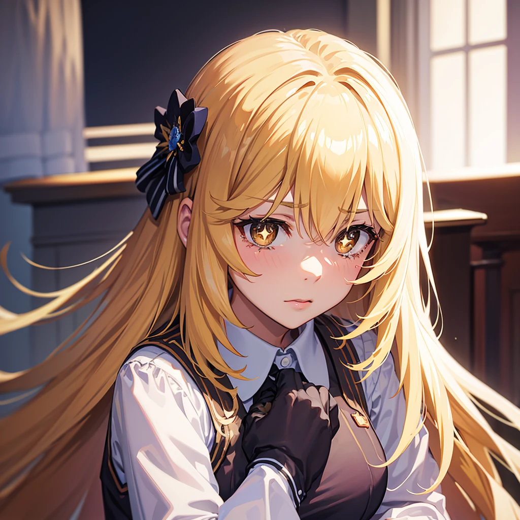 best quality, masterpiece, highres, solo, (shokuhou_misaki_bluearchive:1.10), crying, sobbing, tears, portrait, looking at viewer, 39