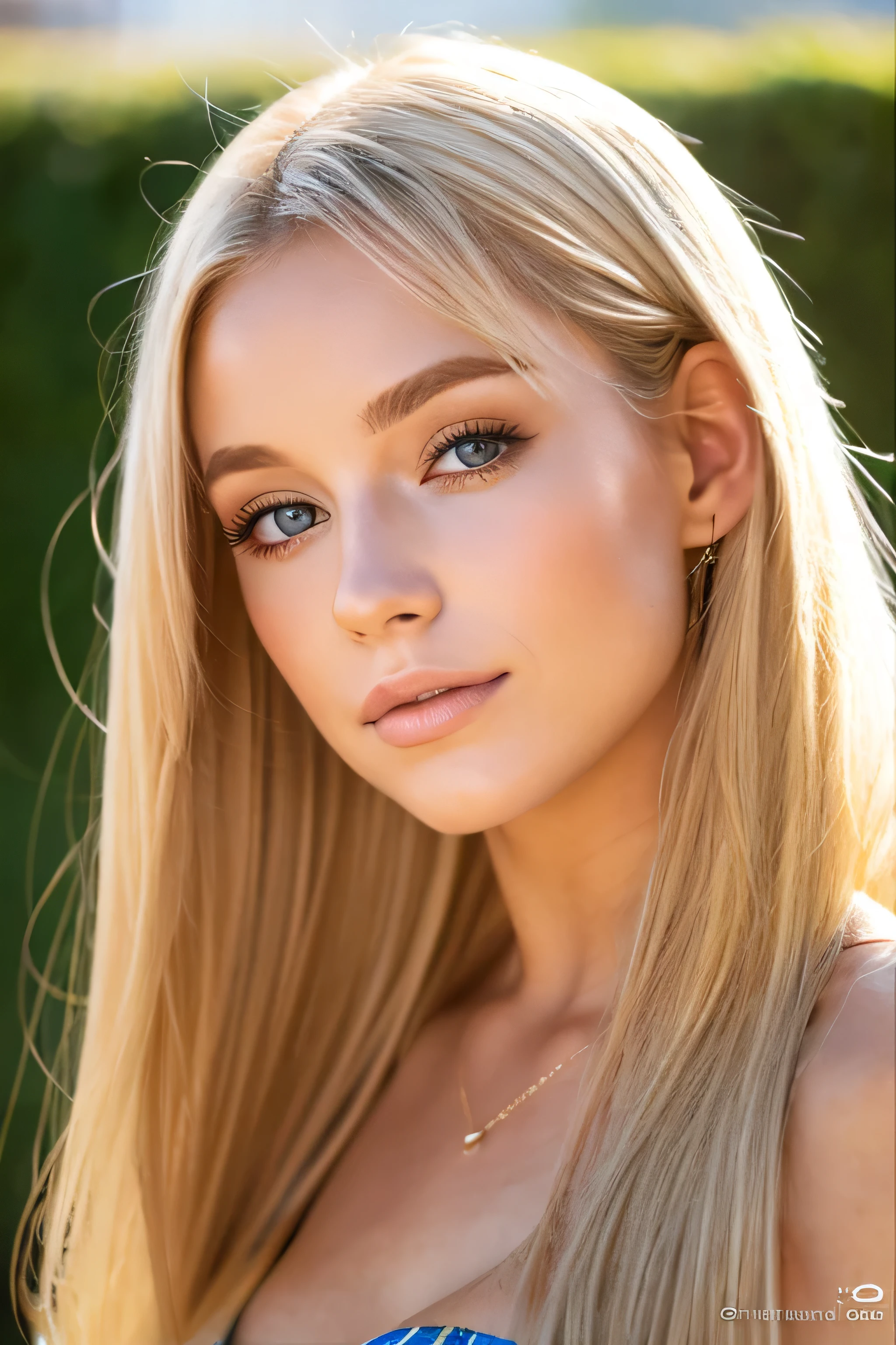 Blonde yeux vairon bronze 24years old french