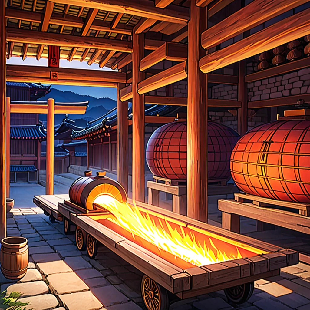 Korean traditional building technology, kiln, transportation, Sleeps 1, Transportation, wheeled, automobile