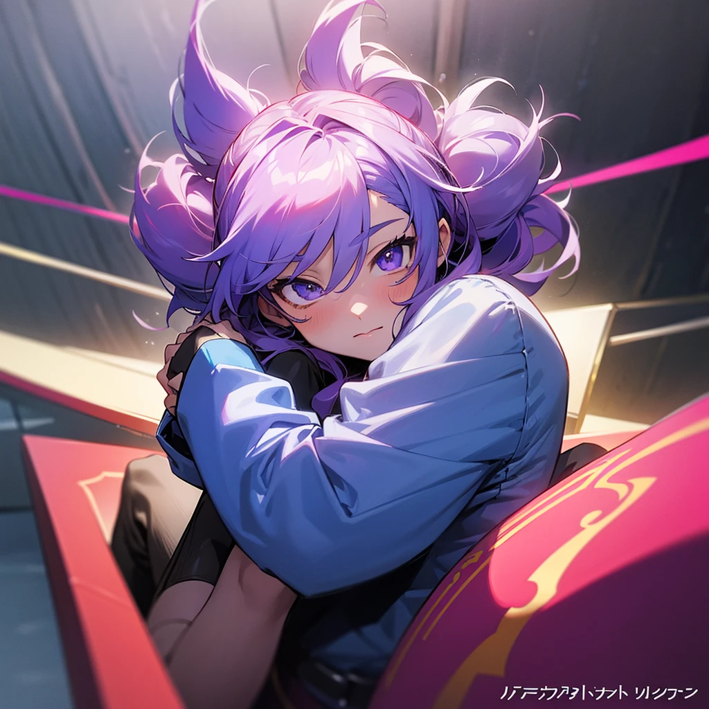 Track cover, An anime boy sits in an embrace with an anime girl and everything is purple, inscription in the center of the photo "Favourite game" in English, and in the lower corner there is an inscription "QwaZare" in English