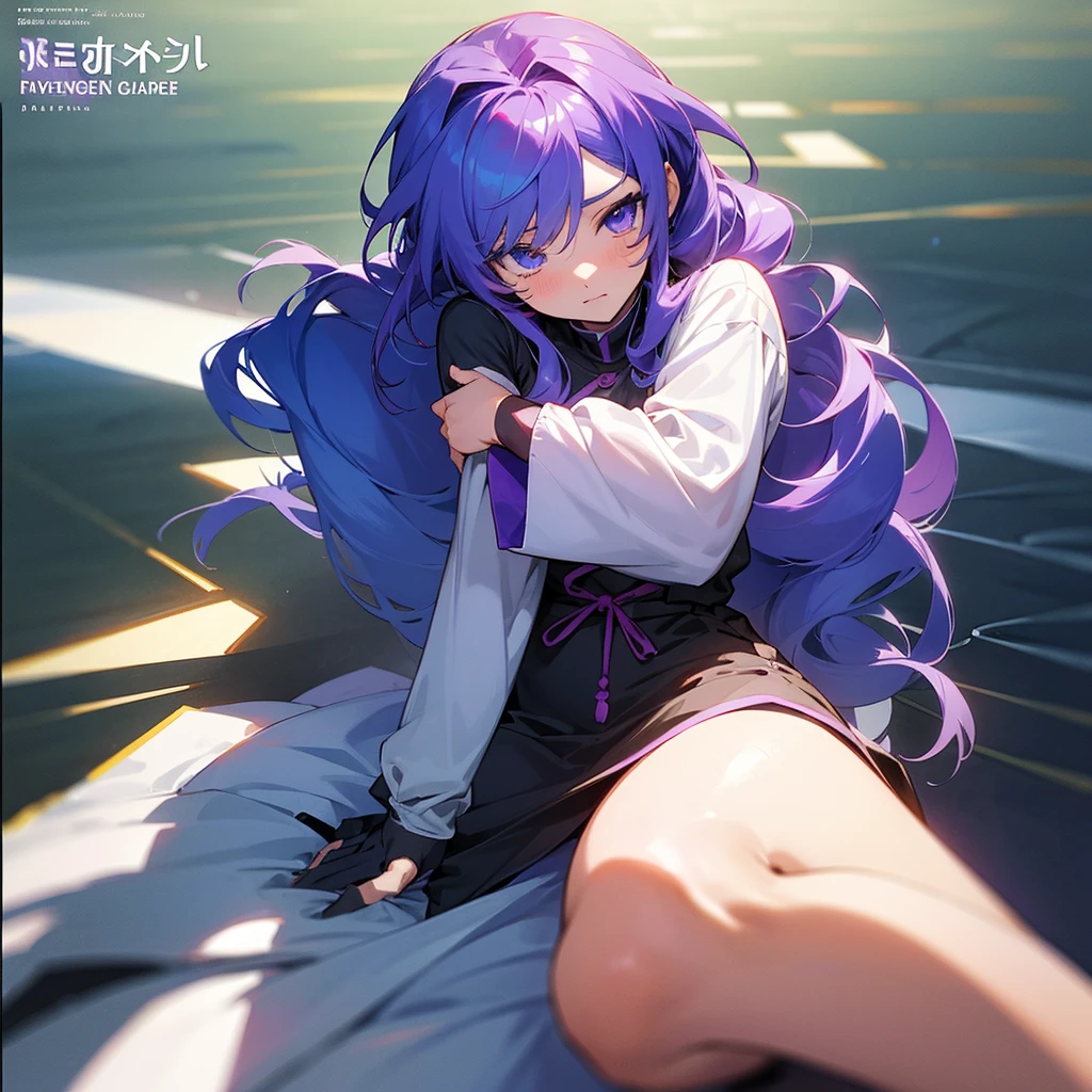 Track cover, An anime boy sits in an embrace with an anime girl and everything is purple, inscription in the center of the photo "Favourite game" in English, and in the lower corner there is an inscription "QwaZare" in English
