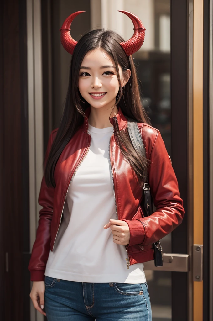 Red smiling Dragon 