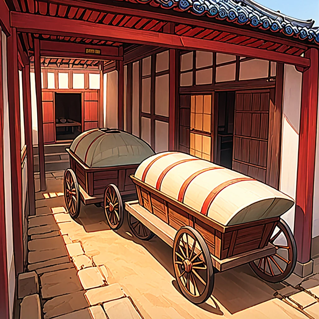kiln, transportation, Sleeps 1, Transportation, wheeled, Joseon Dynasty