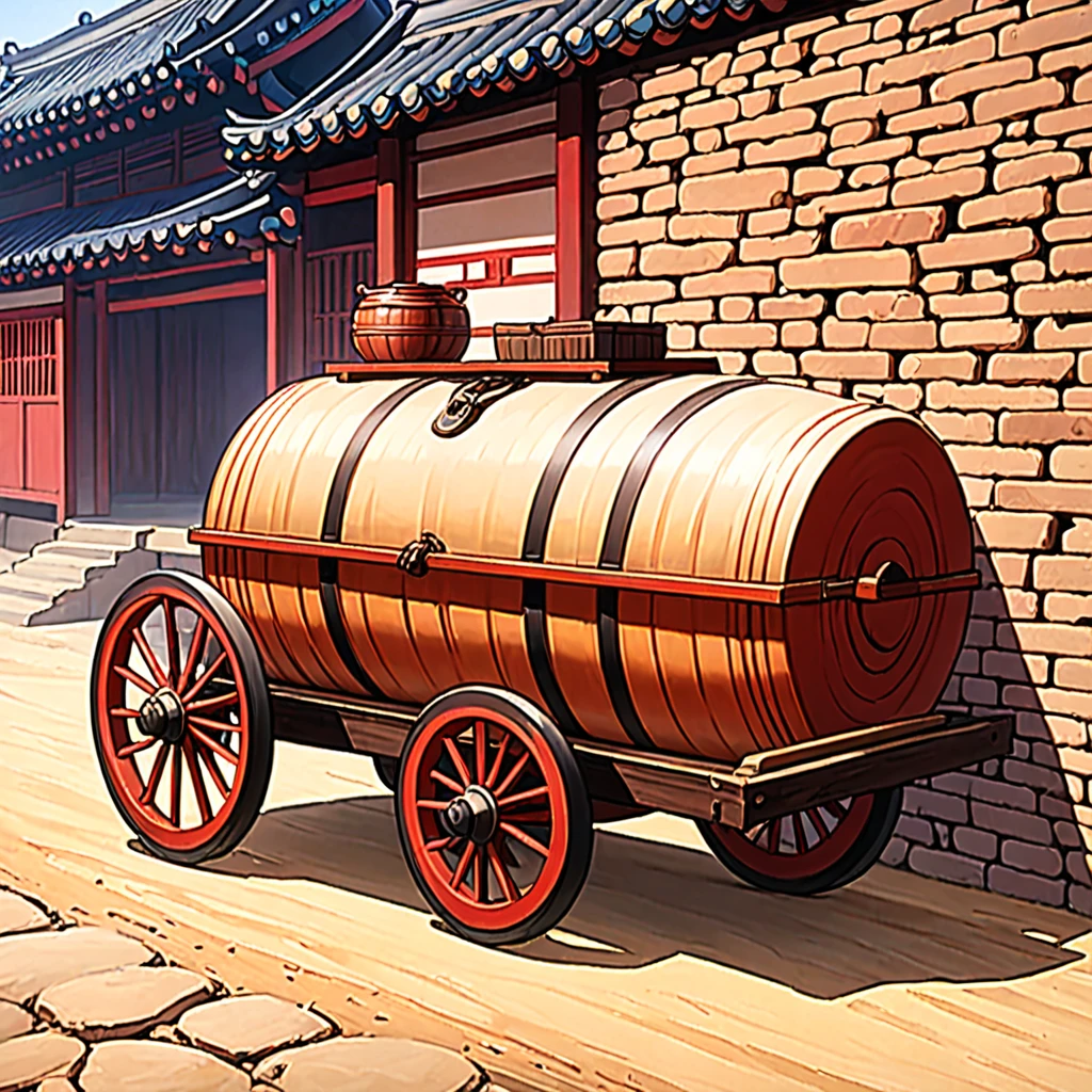 kiln, transportation, Sleeps 1, Transportation, wheeled, Joseon Dynasty