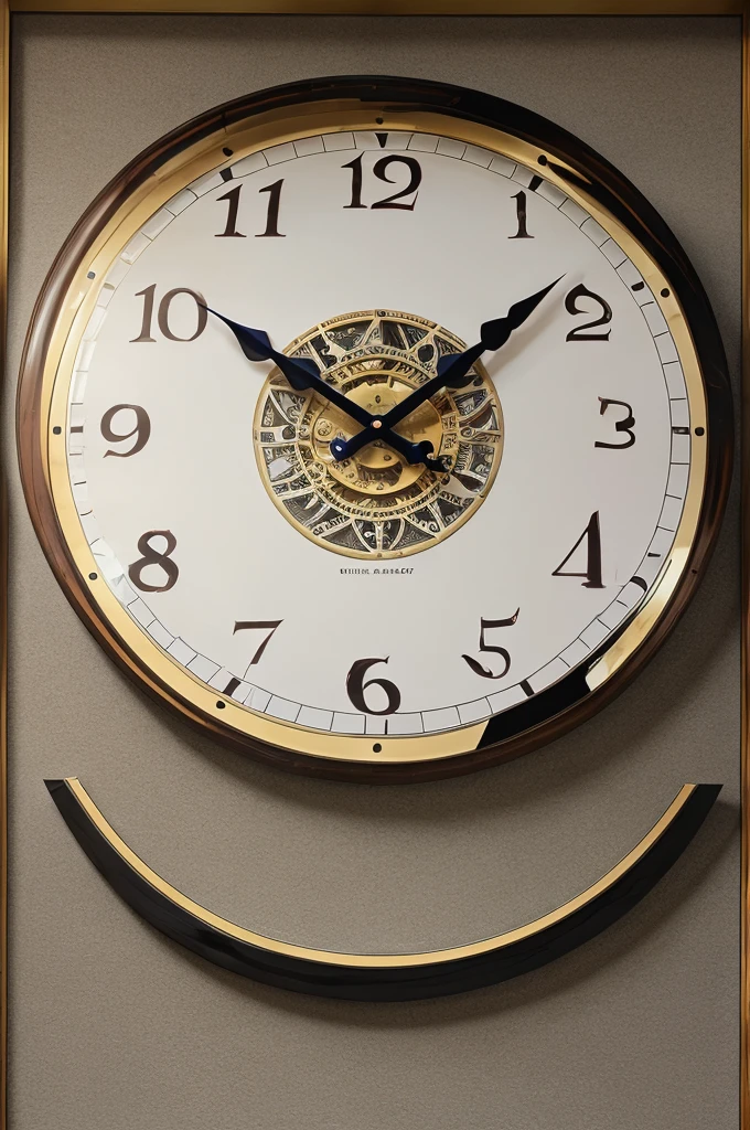 large, bold clock or calendar showing "2024" with cracks or damage, implying the end of time.