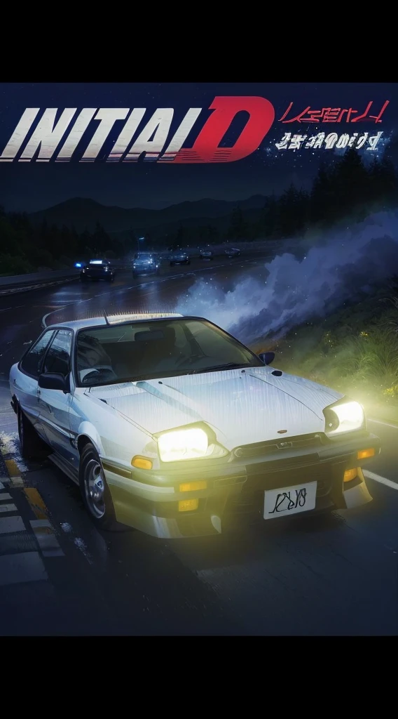 A car is driving on the road，Close-up of a person sitting in the back seat, Initials anime, Initials anime screenshot, Initials anime 1 0 8 0 p, Initials, page from Initials manga, Art Deco Beyond Anime Aesthetics, ae8 6, Header text D