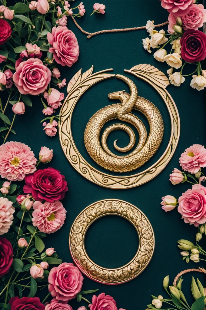 Ouroboros and flowers