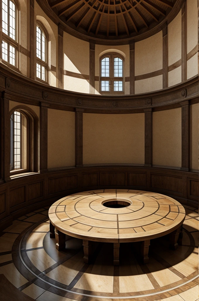 Cognitive map with the internal and external characteristics of the round table 
