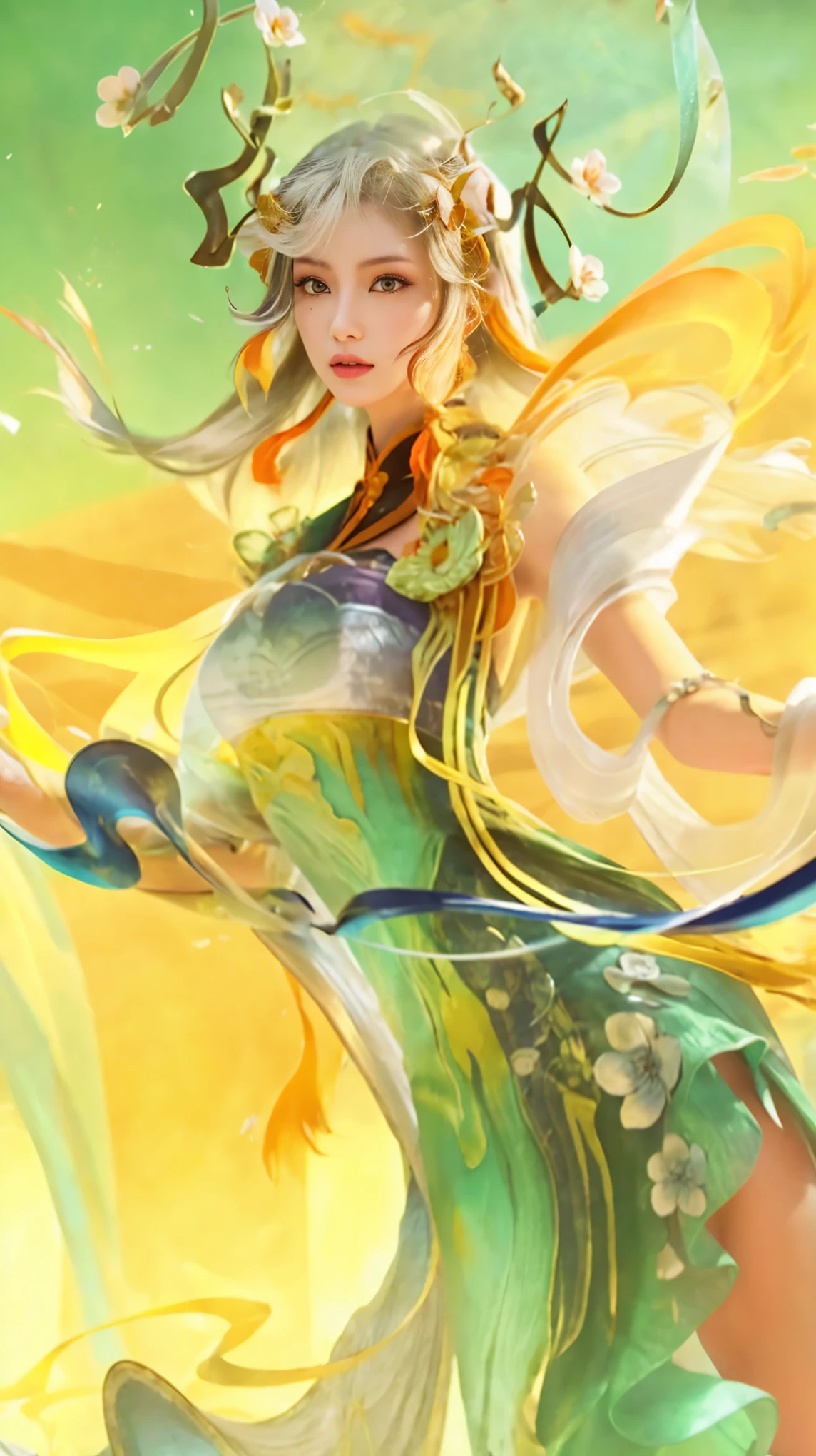 Solo, 1 Beautiful Female, Wuxia World, (1 Girl), (Full Body), (Xiuxian World), Chinese Immortal Wuxia, (Purple Cross-collared Top, Ancient Long Skirt, Embroidered Cape, Streamer), Brunette Hair, Chinese Coiled Bun, Hairpin, Light Pink Lips, Calm, Intellectual, Delicate Face, Masterpiece, Best Quality, High Quality, High Definition, High Quality Texture, High Quality Shadows, High Detail, Cinematic Light, Side Lighting, Ray Tracing, Sharp Focus, Realistic, Edge Light, Two-tone Light, (Detailed Skin Details: 1.2), 8k uhd, SLR, soft light, high quality, high resolution, (very detailed CG unity 8k wallpaper)