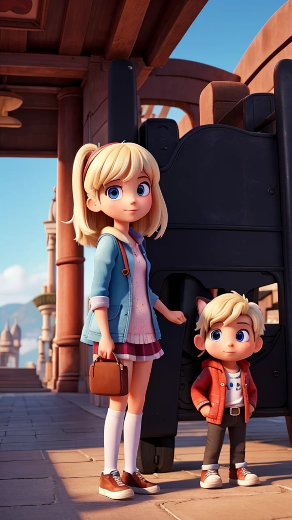 Lucy and Jackson travel the world.