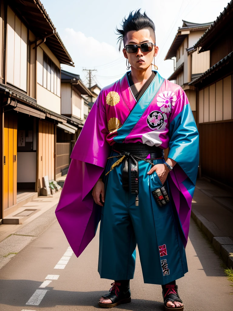 Bosozoku in the japans village