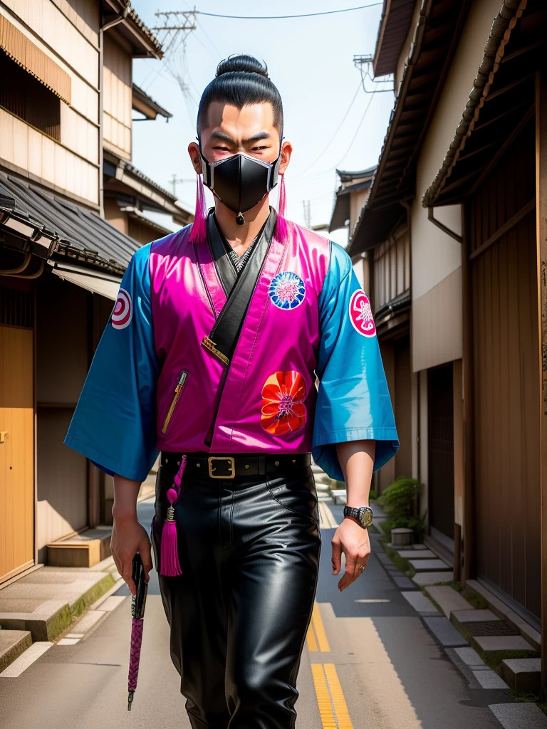Bosozoku in the japans village