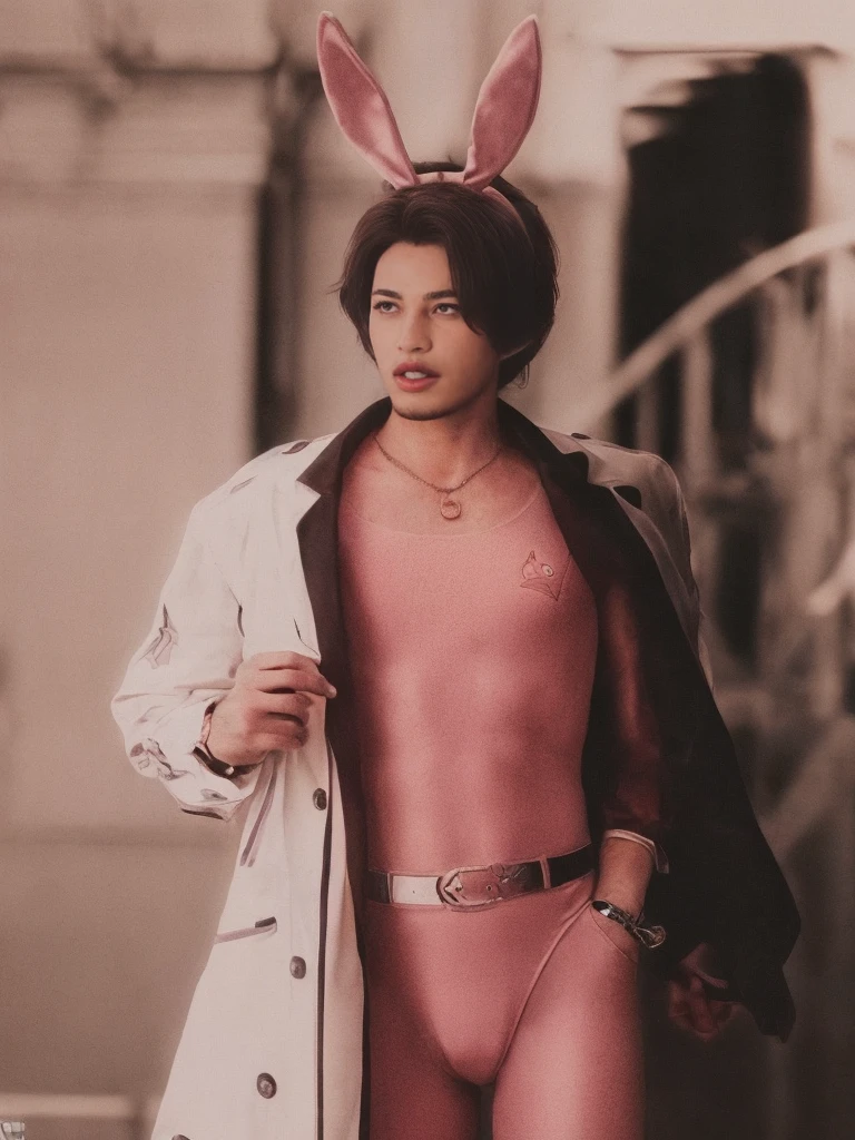 (unworn clothes ),(32k, RAW photo, best quality, masterpiece:1.8), (ultra highres realistic, photo-realistic:1.8), (extremely detailed 8k wallpaper), ((ultra high detail playboy bunny cosplay clothes:1.5 )), ((ultra high detail playboy bunny outfit:1.5 ), (best quality:1.5),
