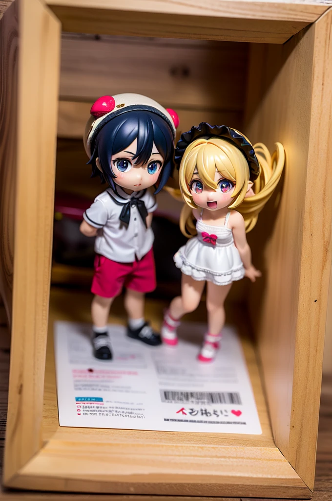 Adventurer, Chibi character, Cute, 2 people (girl, boy)