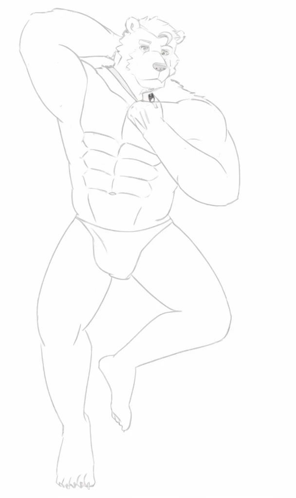 muscle，Bear，Hair，4K