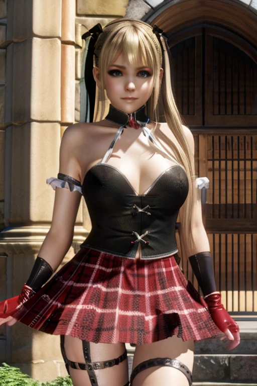 Marie Rose DOA in a very revealing sexy sexualized dress erotic porn hentai sex in a royal medieval fantasy castle art 3D