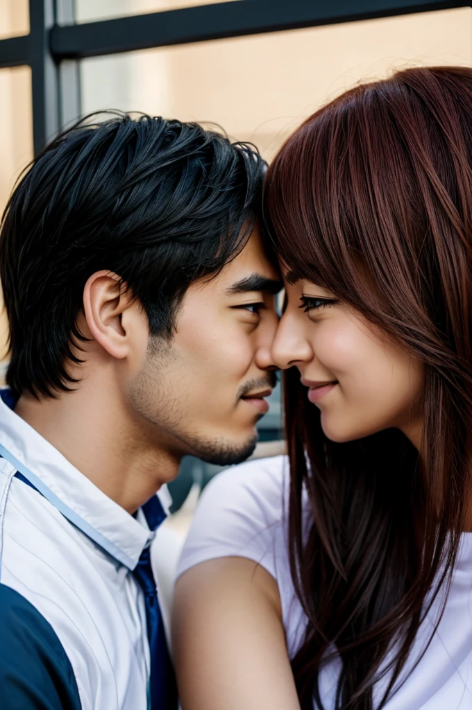 Couples in love looking at each other,in anime 25k.