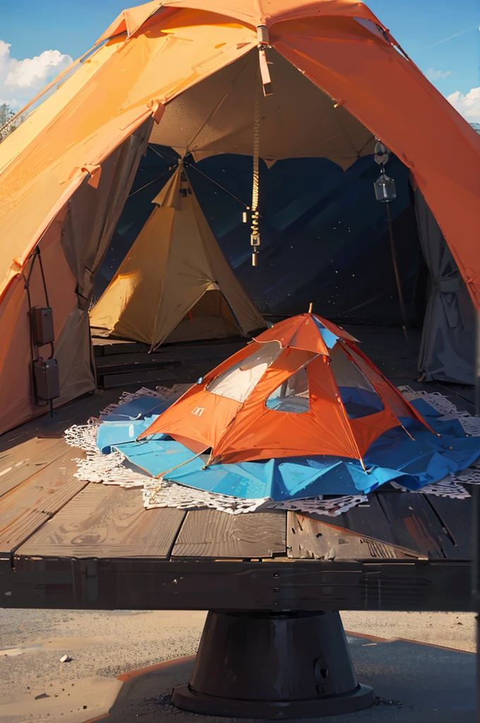 camping,Automatic tent,table,gourmet food,Vision,4K,Park Tent