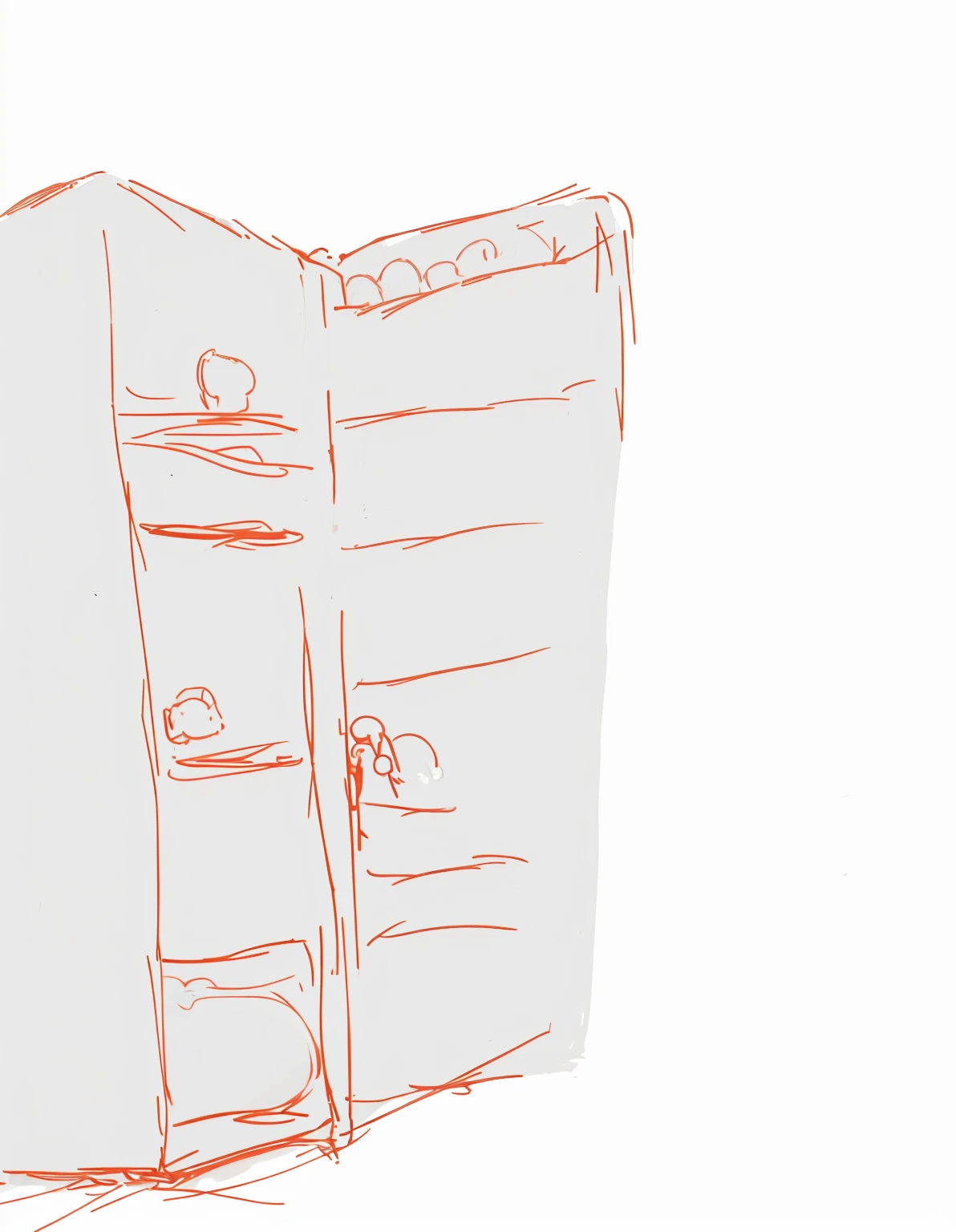 a white refrigerator with an open door eggs on the door and beer cans inside it