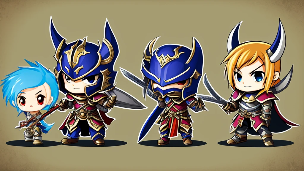 elden ring、Fantasy、armor、Fight、Sword、Cartoon、Chibi character