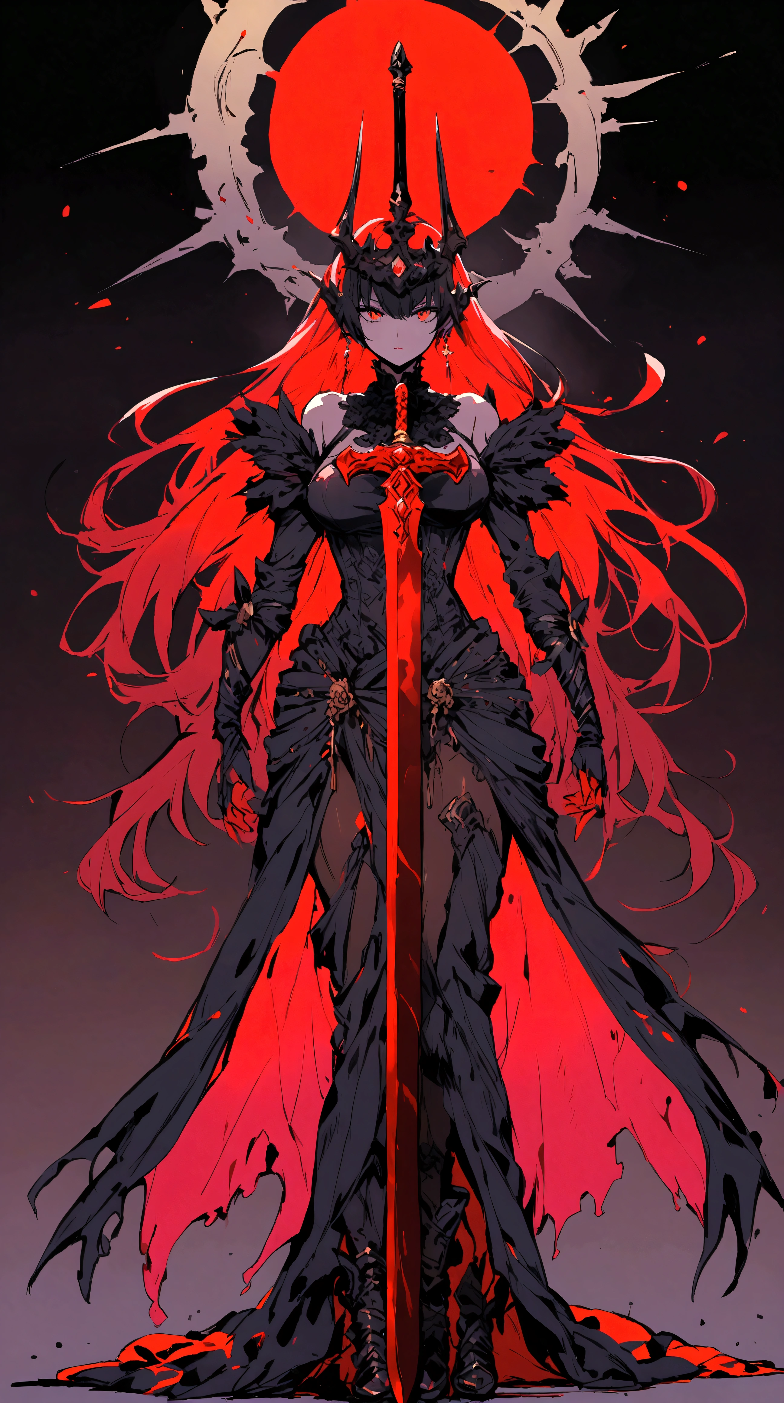 Blood-bathed sword