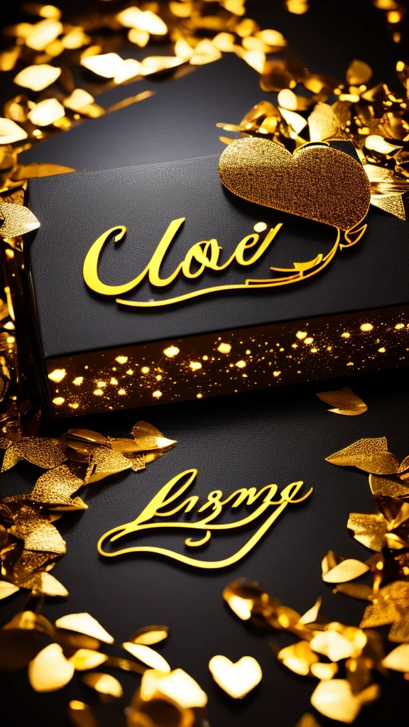 Create a logo, with the name, samuel photography, in high resolution, com shiny hearts, effects of