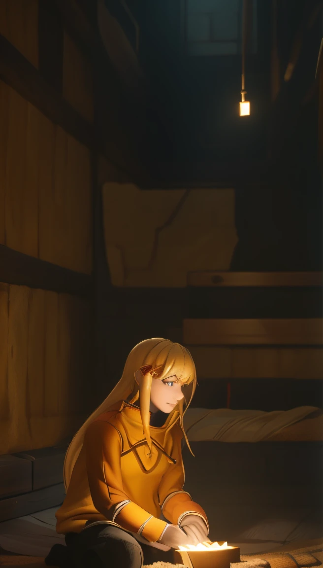 Darkness \(KONOSUBA\), Darkness from KONOSUBA, (wearing golden wool turtleneck sweater),