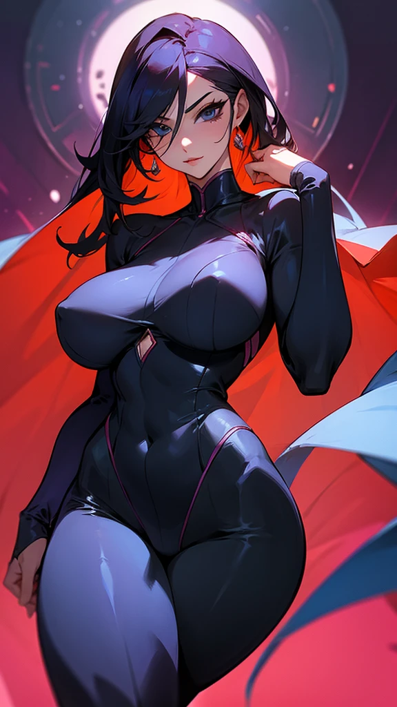 Women, sexy, with very tight villain clothes ,big breasts, Thighs