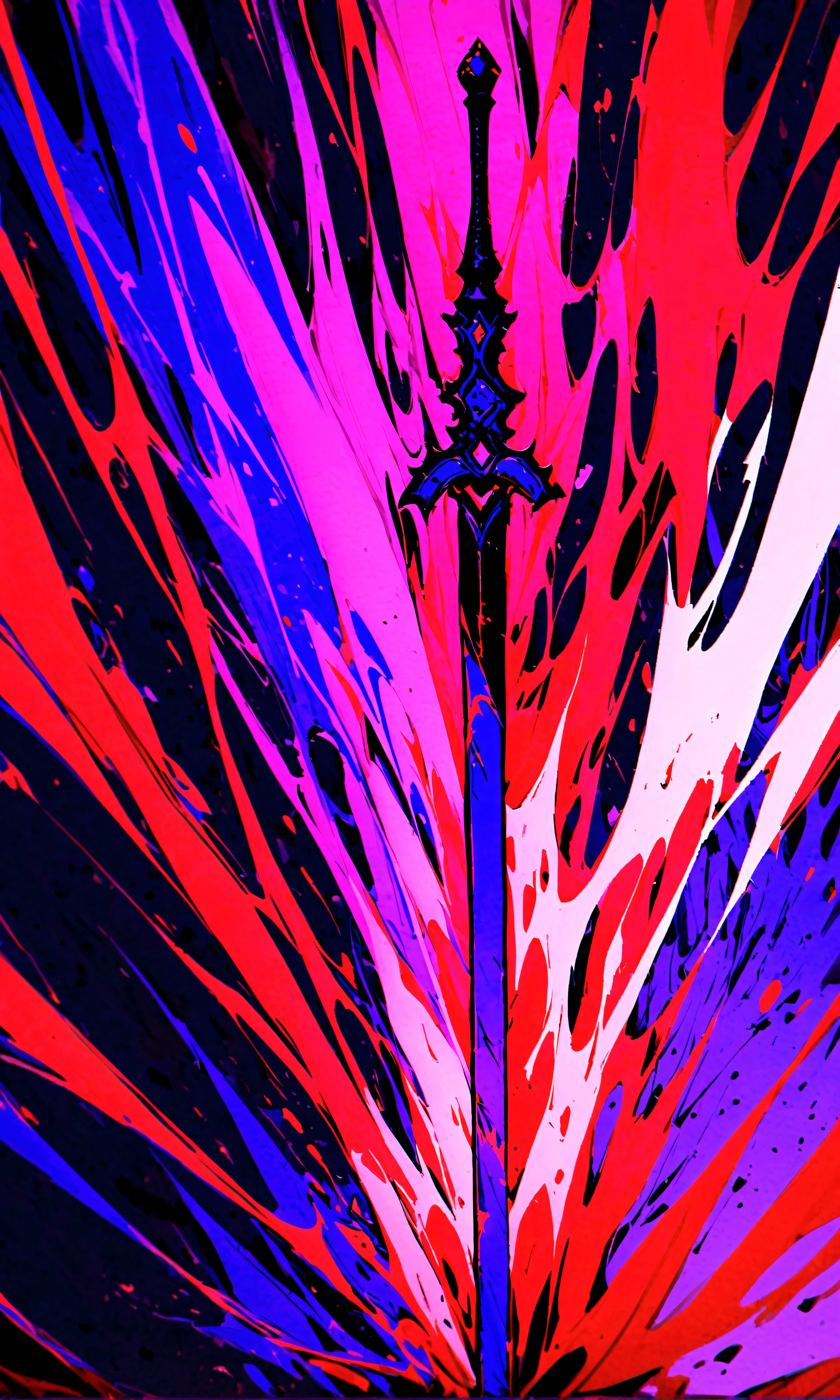 Blood-bathed sword