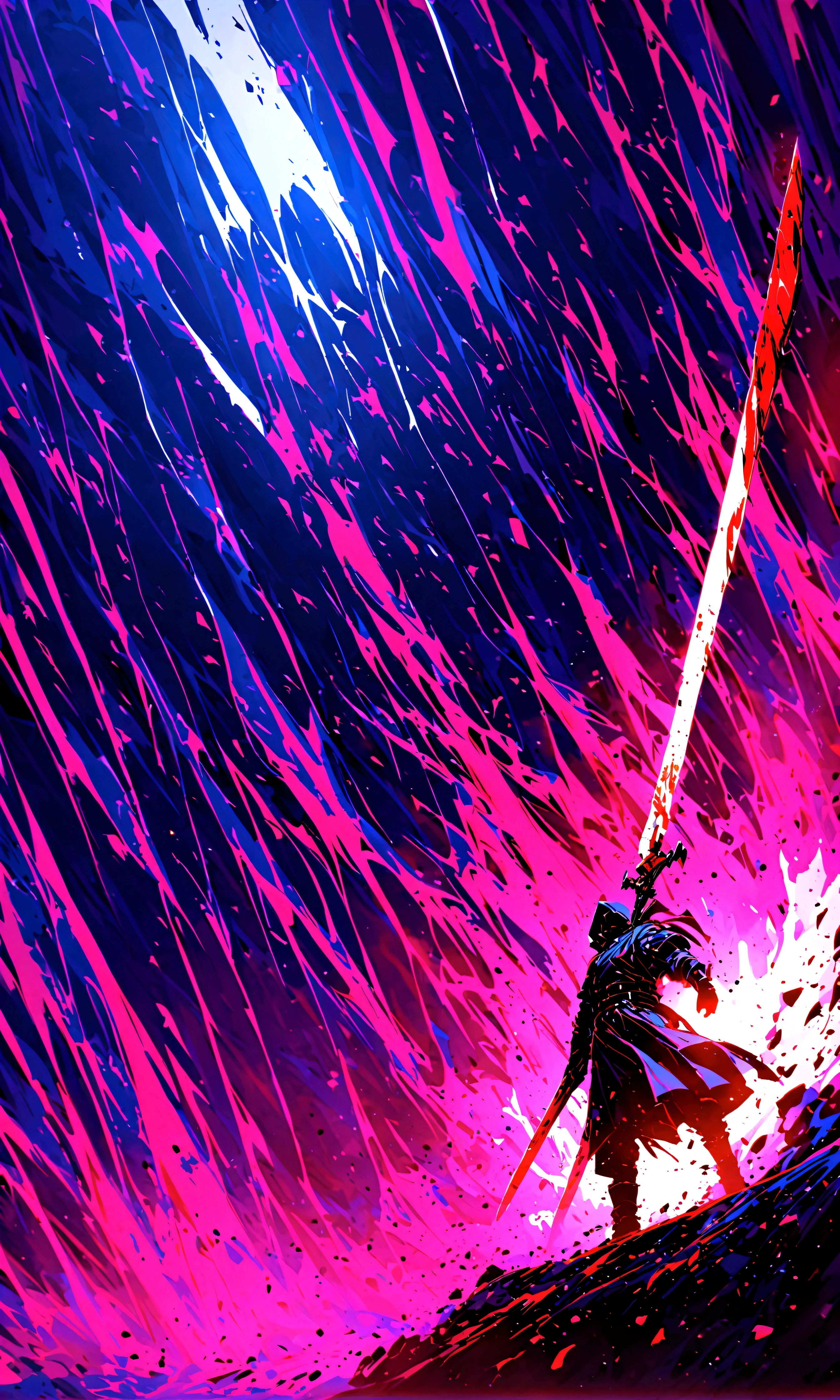 Blood-bathed sword