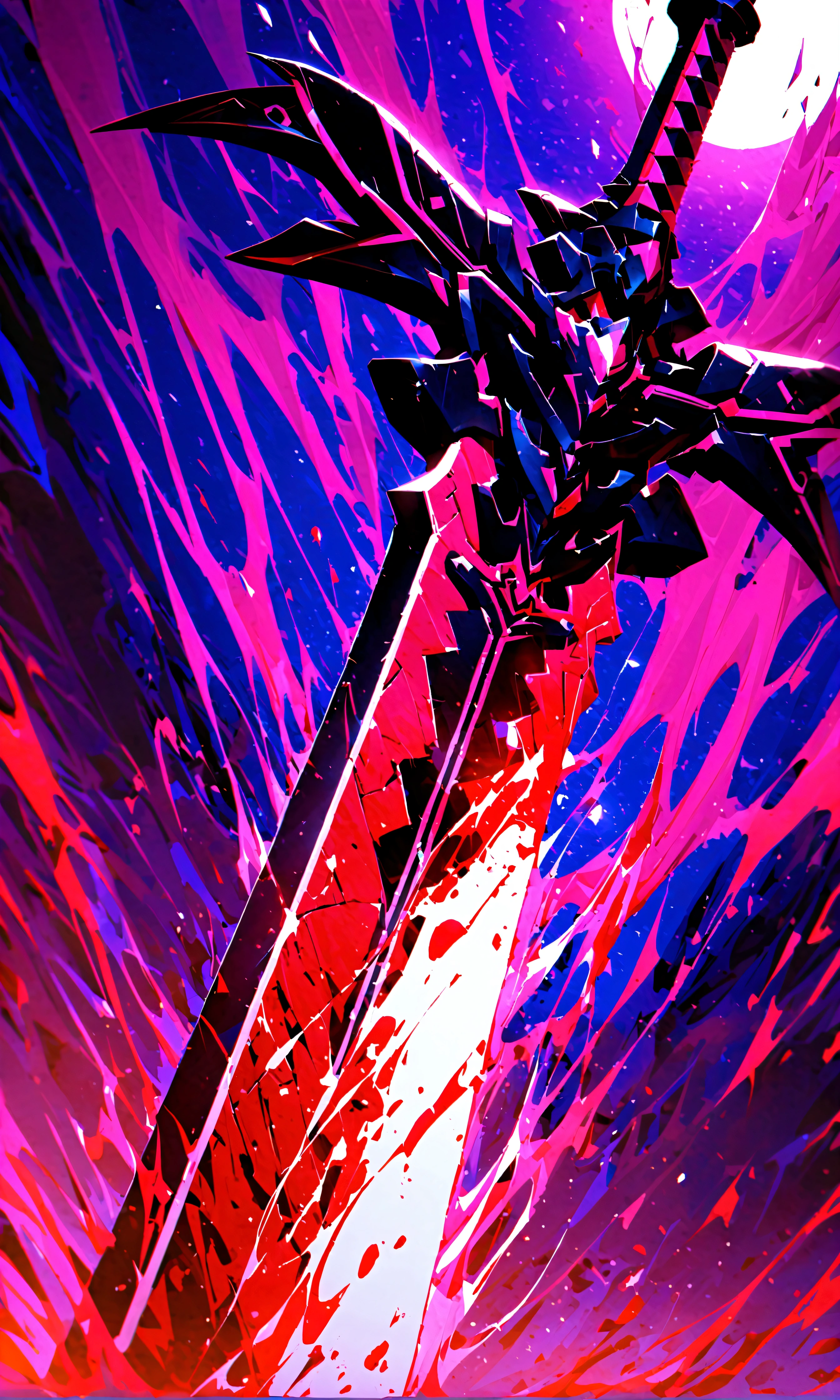 Blood-bathed sword
