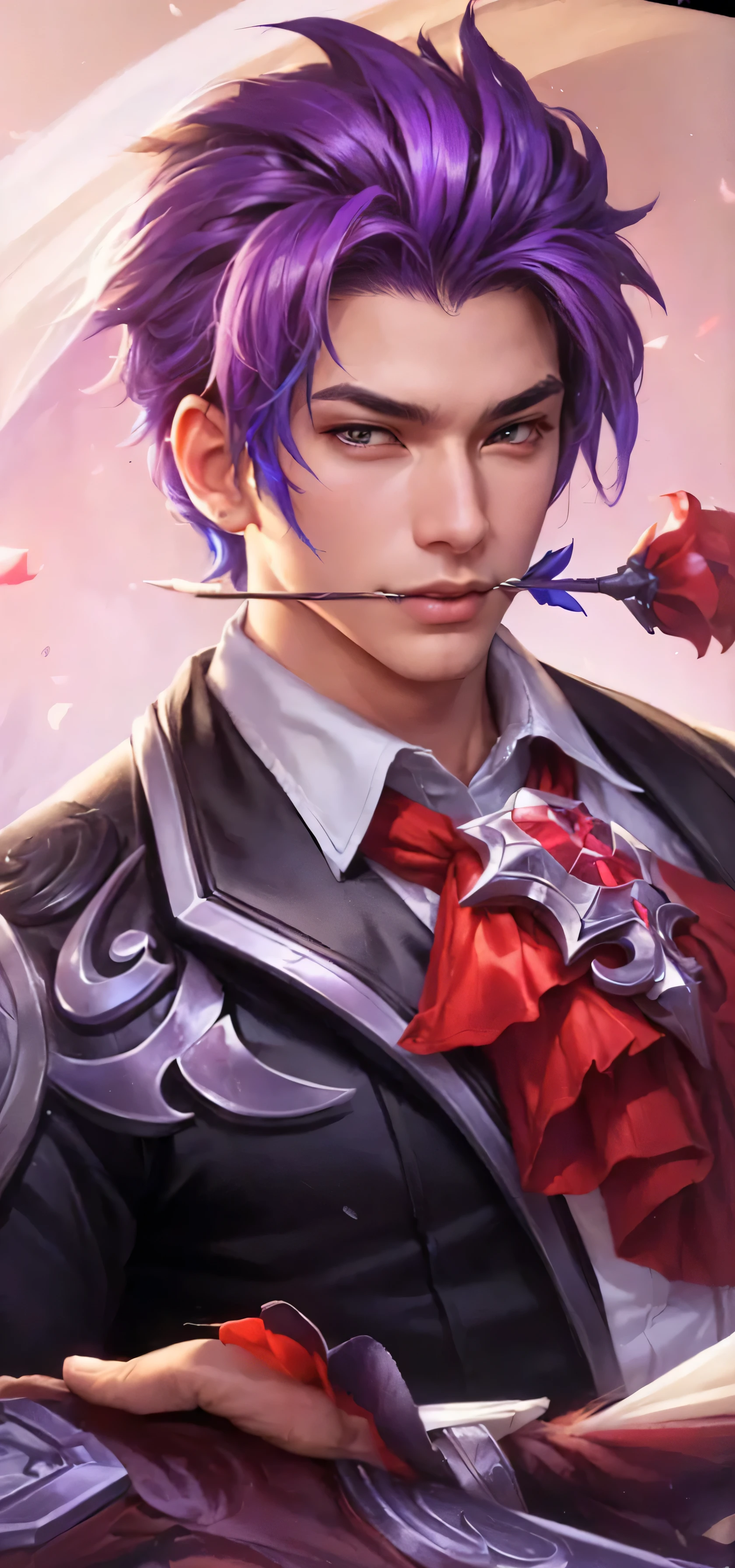 a close up of a man with blue hair and a blue cape, zenra taliyah, taliyah, extremely detailed artgerm, artgerm detailed,artgerm jsc, trending artgerm, stanley artgerm lau, stanely artgerm, youthful taliyah, artgerm lau