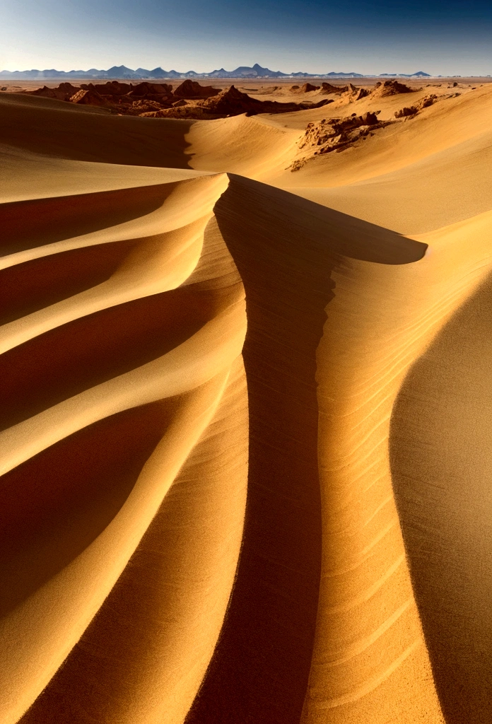 Yellow sand in the sky,The background is a vast desert,the sphinx,digital landscape art, Detailed scenery —width 672, landscape artwork, environment design illustration, scenery art detailed, Desert oasis landscape, concept-art, 4k highly detailed digital art, 4 k digital painting, 4k digital painting, stunning digital illustration, Desert background, digital painting concept art, Detailed digital painting