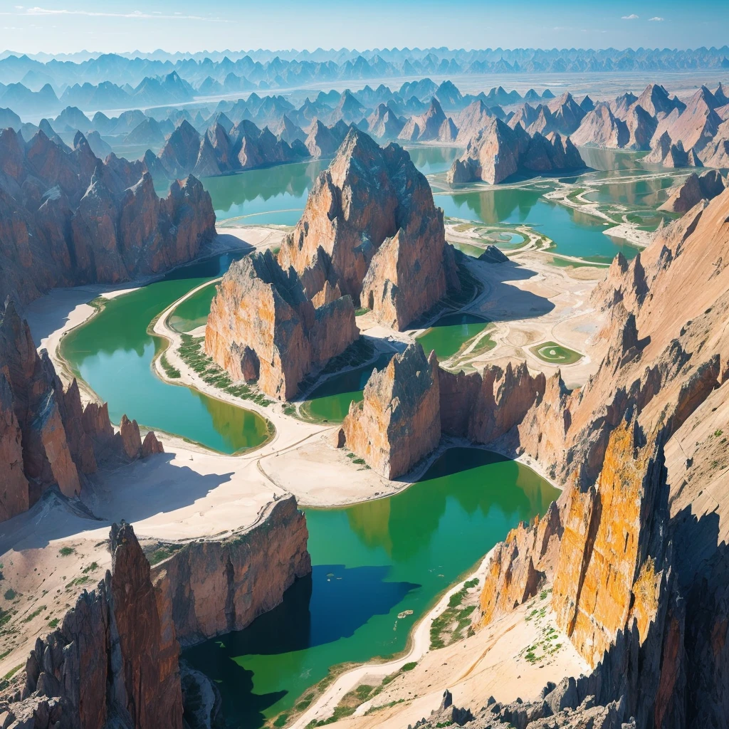zhangye national geopark.