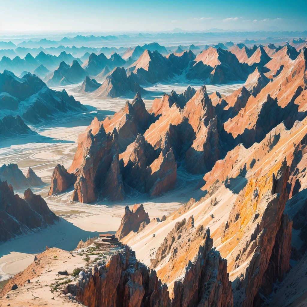 zhangye national geopark.