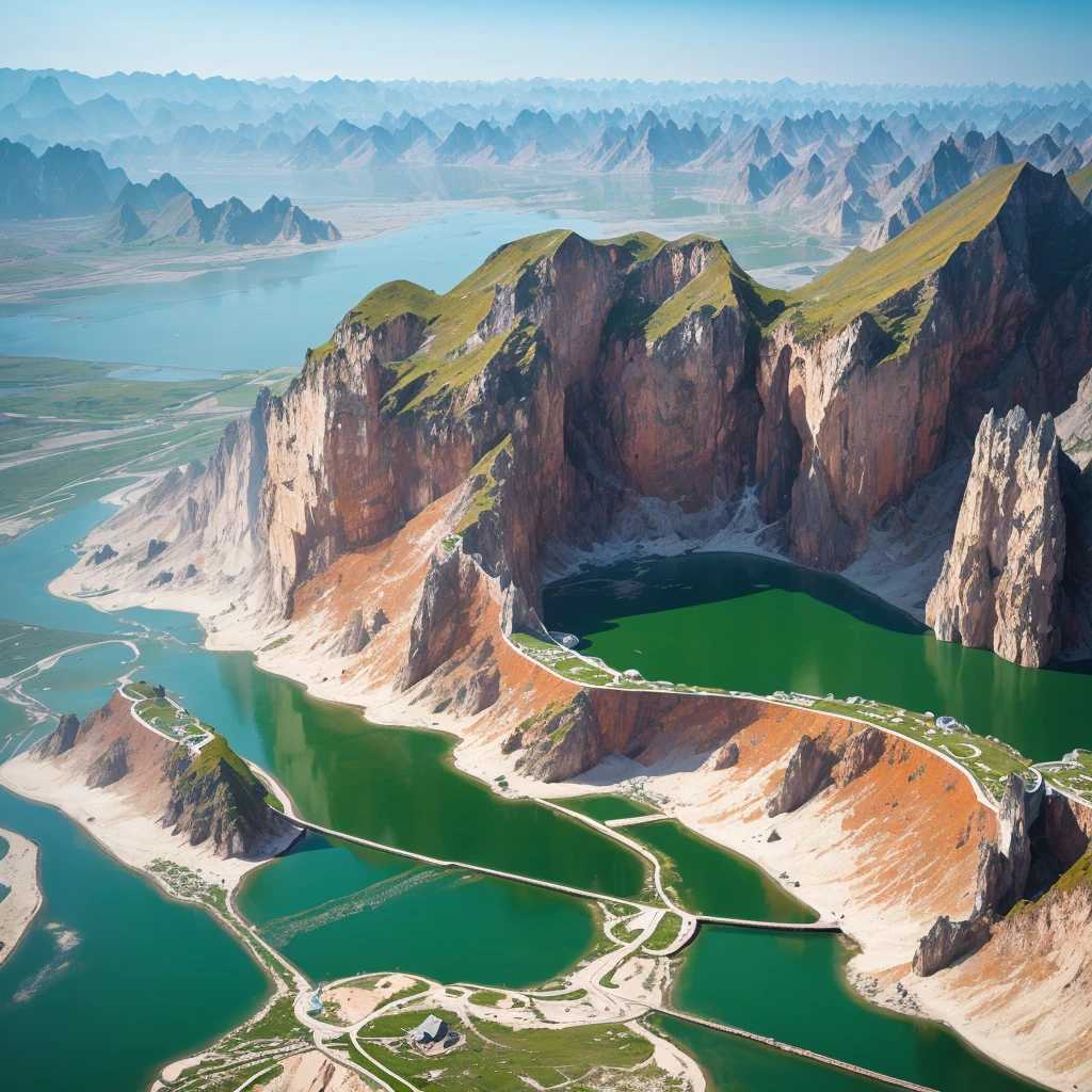 zhangye national geopark.